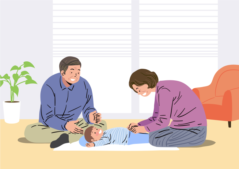 황혼 육아. 연합(게티이미지뱅크 제공)