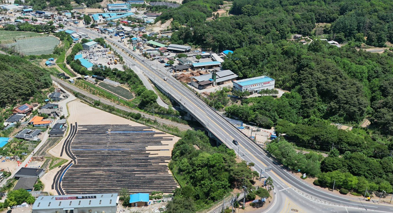 영주시는 오는 26일부터 상망교 보수공사 시행에 따른 일부 차로 통행제한을 실시한다(상망교 전경). 사진제공=영주시