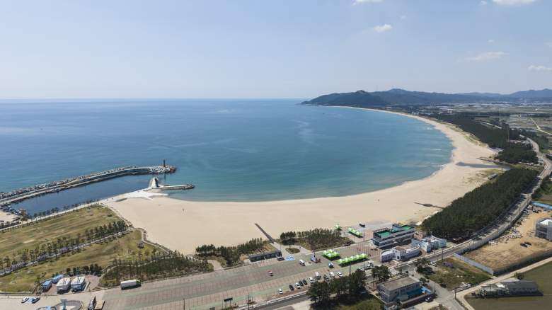 고래불해수욕장.