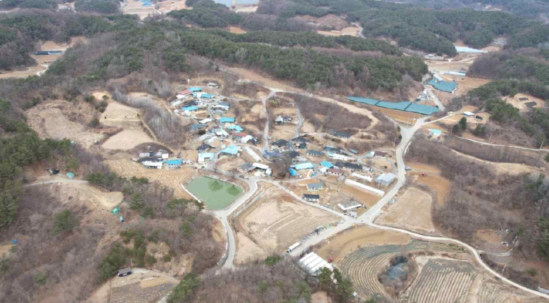 명호 취약지역 마을 전경.
