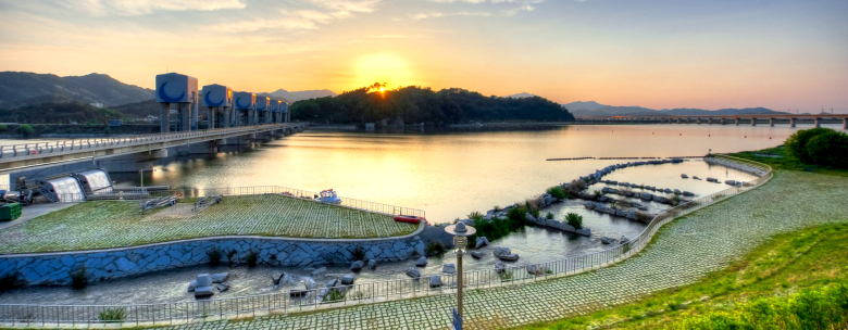 칠곡보생태공원.