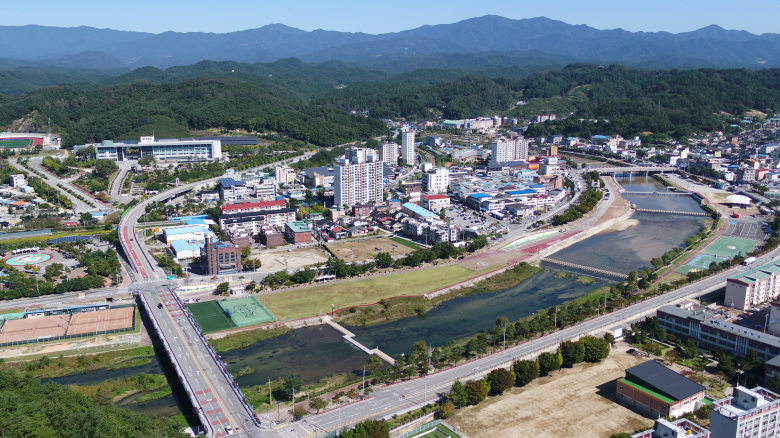 봉화군 전경.
