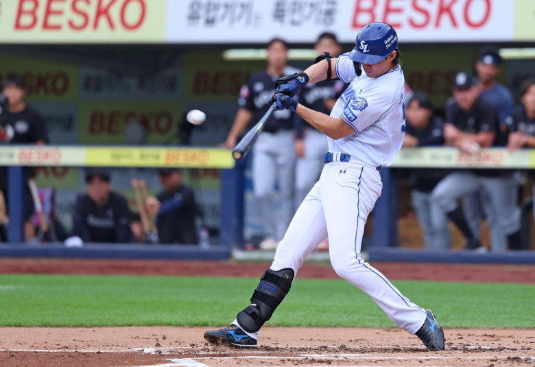 2안타 2타점 2득점 맹타 뽐낸 구자욱. 삼성 라이온즈 제공